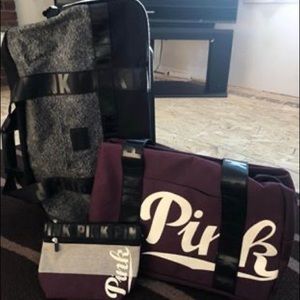 Pink Victoria’s Secret Luggage Set